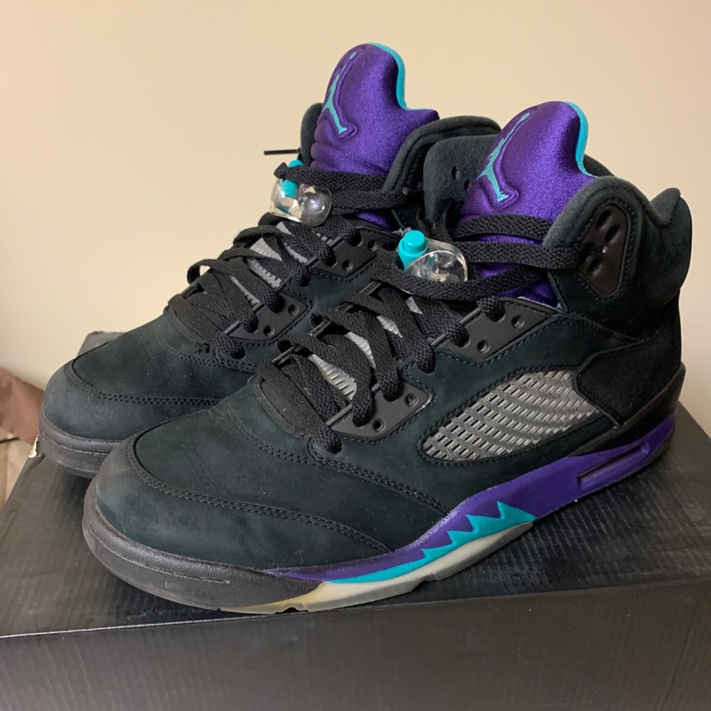 Air jordan 5 retro black grape